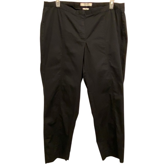LIZ CLAIBORNE Jackie Women's plus size 16W Black dress office work Trousers pant - Picture 1 of 6